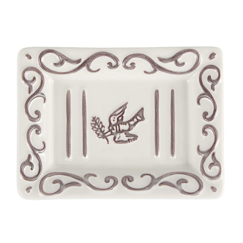 Pre de Provence with a White-Washed Terracotta Finish Soap Dish  8.8 Ounce (Pack of 1) - Image 4